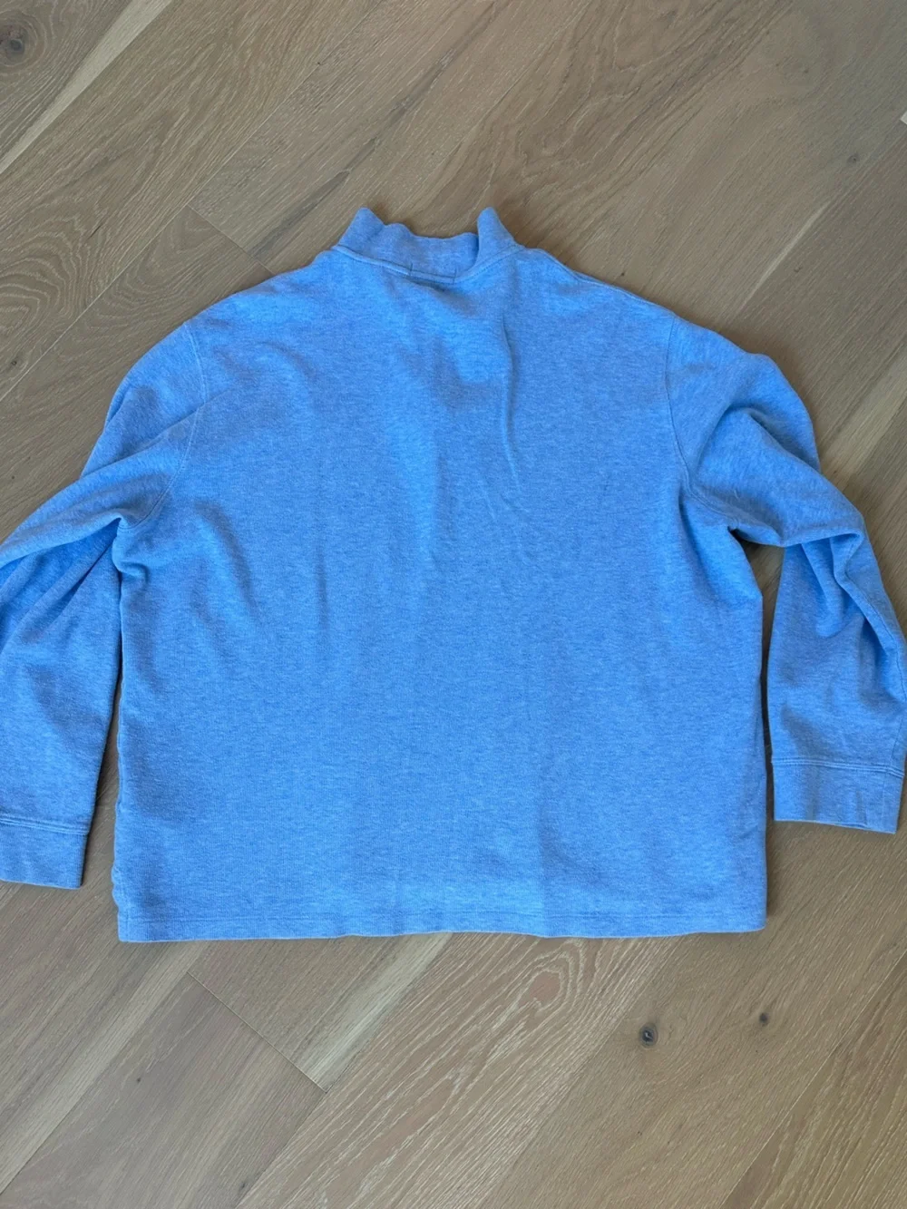 Polo Ralph Lauren Pullover Quarter Zip Jacket Men’s Size XL Blue Equestrian Prep